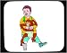 Mouse Pad with human, body, individuals, individual, boy, persons, diaper, monkey, humans, holding, people, pet, person