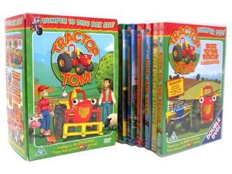 TRACTOR TOM:10 DVD BOX SET:46 EPISODES:9hrs: NEW: BOXED