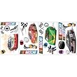 Nascar peel and stick appliques