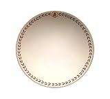 Laguiole - 437266 - Vaisselle en Grès - Lot de 6 Assiettes Plates - Diam: 26 cm - Vanille