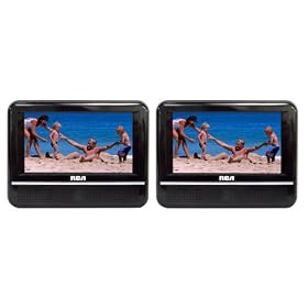 RCA Dual 7" Mobile DVD System - Black (DRC69702)