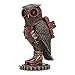 wu Steampunk Owl with Jetpack Statue Sculpture on Gears