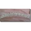 Bridal Wedding Tiara Comb With Round Crystals 71574