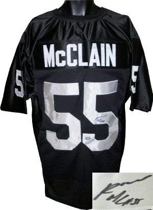 Rolando McClain signed Oakland Raiders Black Prostyle Jersey - Autographed College Jerseys