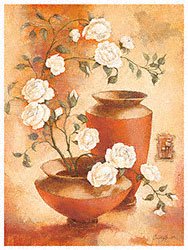 Eurographics CA2222 Claudia Ancilotti, Bella Bianca 18 x 24 cm, Hochwertiger Kunstdruck - Stillleben