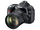 Nikon D90 SLR-Digitalkamera (12 Megapixel, Live-View, HD-Videofunktion) Kit inkl. 18-200mm 1:3,5-5,6G VR II Objektiv (bildstab.)