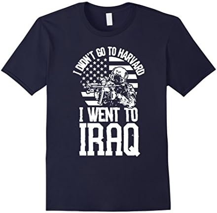 Men's Iraq War Veteran Shirt Large Navy