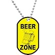 Beer Zone Oktoberfest Dog Tag Necklace