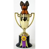 Australian Cattle Dog (Blue Merle) Trophy Dog Figurine