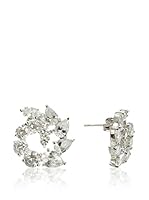 CZ BY KENNETH JAY LANE Pendientes Swirl