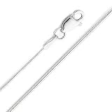 14K White Gold 0.7mm Round Snake Chain Necklace with Lobster Claw Clasp 41HONYP8fDL. SL160 14K White Gold 0.7mm Round Snake Chain Necklace with Lobster Claw Clasp