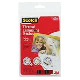 MMMTP590020 - Laminating Pouch, Photo, 4x6, 20/PK, CL