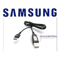 Original Samsung APCBS10 USB Kabel DataCabel mit Ladefunktion f�r Samsung G400 Soul, i900 OMNIA, Qbowl, B2100, C3050, I7110 Pilot, M3510, M8800 Pixon, S3030, S3310 (CLASSIC), S3500, S3600, S5230 Star, S7330, B300, B320, B520, C180, C270, D780, D880, E210, E1360, F110 miCoach, F200, F210, F330, F400, F480, F490, G600, G800, i200, i550, i560, i780, J150, J700, J800, L170, L700, L760, L810, L870, M110, M150, M200, M310, U800 Soul, U900 Soul. mit Samsung Beschriftung.