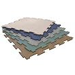 Terra-Flex Interlocking Rubber Flooring - 1/4x24x24 inch - Premium Rubber Tiles