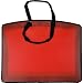 Filexec Carry All Bag, In-Side Pocket, Business Card Slot, Zippered Closure, Red (34972)