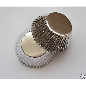 Silver Foil Baking Case - 50mm - 45PK