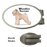 Wheaten Terrier Money Clip (Oval)