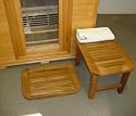 Teak Shower Bench
