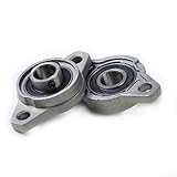2個入り 直径FL001 12mm ピローフランジベアリングセルフアライニング サポートブロック マウント