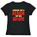 T-Shirt Womens Black " LOOKING FOR A BITCH FOR MY Cesky Terrier " Dogs