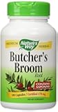 Nature's Way Butcher's Broom Root Capsules, 100-Count