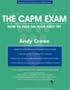 The CAPM Exam: How to Pass on Your First Try (Test Prep series)