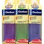 First Essential Fashion Tints BPA Free Plastic Nurser With Latex Nipple, 5 Ouce, 3 Pack