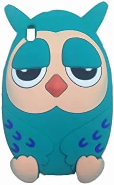 LliVEER 3D Lovely Cartoon Owl Pattern Soft Silicone Protective Case Cover Shell for HTC 816 Green