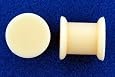 Flesh Color Silicon Plugs - 0g, 11mm long - Sold as a Pair