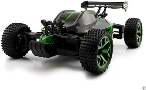 2.4Ghz RC Car 1:18 Scale Electric Off Road Vehicle 4WD Extreme Speed Monster Truck Buggy (Green)
