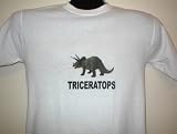 TRICERATOPS - Dino-series - White T-shirt