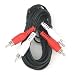 Electronics : Dual RCA Stereo Audio Cable - 12 ft.