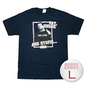 �A�j�}���E�n�E�XTee�^Animal House Drunk & Stupid T-Shirt �f��T�V���c L�y���s�A���z