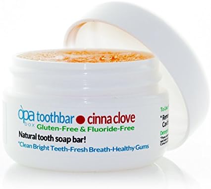 Cinna Clove, Natural Tooth Soap Bar in a Jar • Opa Toothbar