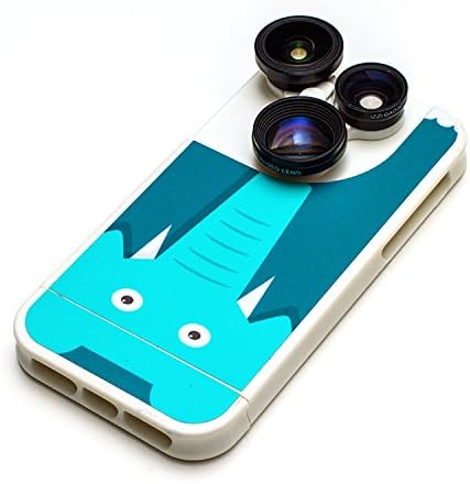iZZi 10-1060 IGSW5ET Slim 4-in-1 Lens Case for iPhone 5/5S (Elephant)