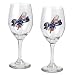 Los Angeles Dodgers MLB 2pc Wine Glass Set - Primary Logo by Great American Products