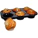 WellBake JUMBO Extra Large Muffin Tray - 6 Cup. Heavy Duty Non-Stick Silicone Bakeware + 10 Year Guarantee. Super Size American Muffins + Cupcakes