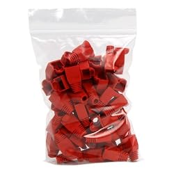 [50pcs] RJ-45 Color Coded Strain Relief Boots - Red
