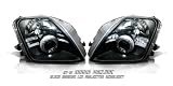 HONDA 1997-2001 HONDA PRELUDE BLACK W/LED HEADLIGHT-PROJECTOR Performance Head light/ lamp 1 set RH & LH 1997,1998,1999,2000,2001