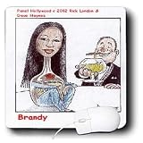 Londons Times Funny Panel Hollywood Cartoons - Brandy, Superstar, Pretty Good Drink Too - Mouse Pads