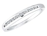 Diamond Wedding Ring 1/10 (ctw) in 14K White Gold