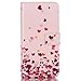 iPhone 6 Plus, LUNIWEI Flip Wallet Heart Dotted Card Slot 5.5 Inch Case Co...