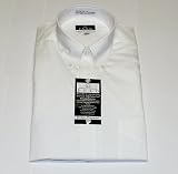 Tall Men's White Buttondown "No Iron" Shirt by ENRO