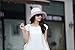 Bucket Boonie Cord Fishing Beach Cap Summer Sun Hat Wide Brim for Women UPF50+ Pink