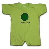 Sweet Pea - Silly Baby Romper Onesie, 100% Cotton