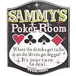 CUSTOMIZED Drinks Poker Room All Wood Decorative Sign