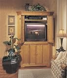 Medium Oak Corner Entertainment Unit