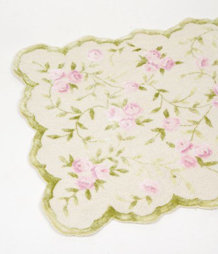 Silk Rose Nursery Rug by Glenna Jean