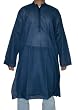 Indian Yoga Long Kurta Shirt Made by Cotton Fabric With Long Sleeves & Standing Collar Neckline Size XL