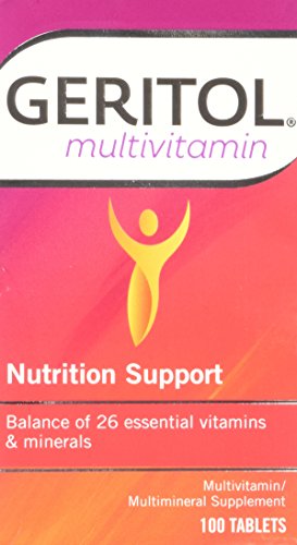 Geritol Multivitamin Nutrition Support 100 Tablets Geritol Multivitamin Nutrition Support 100 Tablets